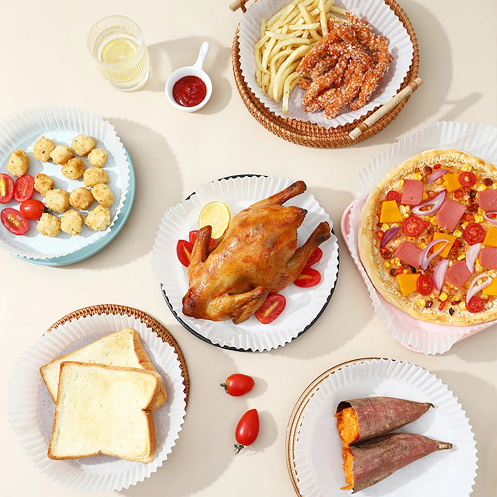 Air Fryer Paper Liners (100pcs)