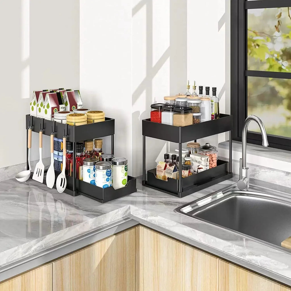 2-Tier Sliding Sink Organizer