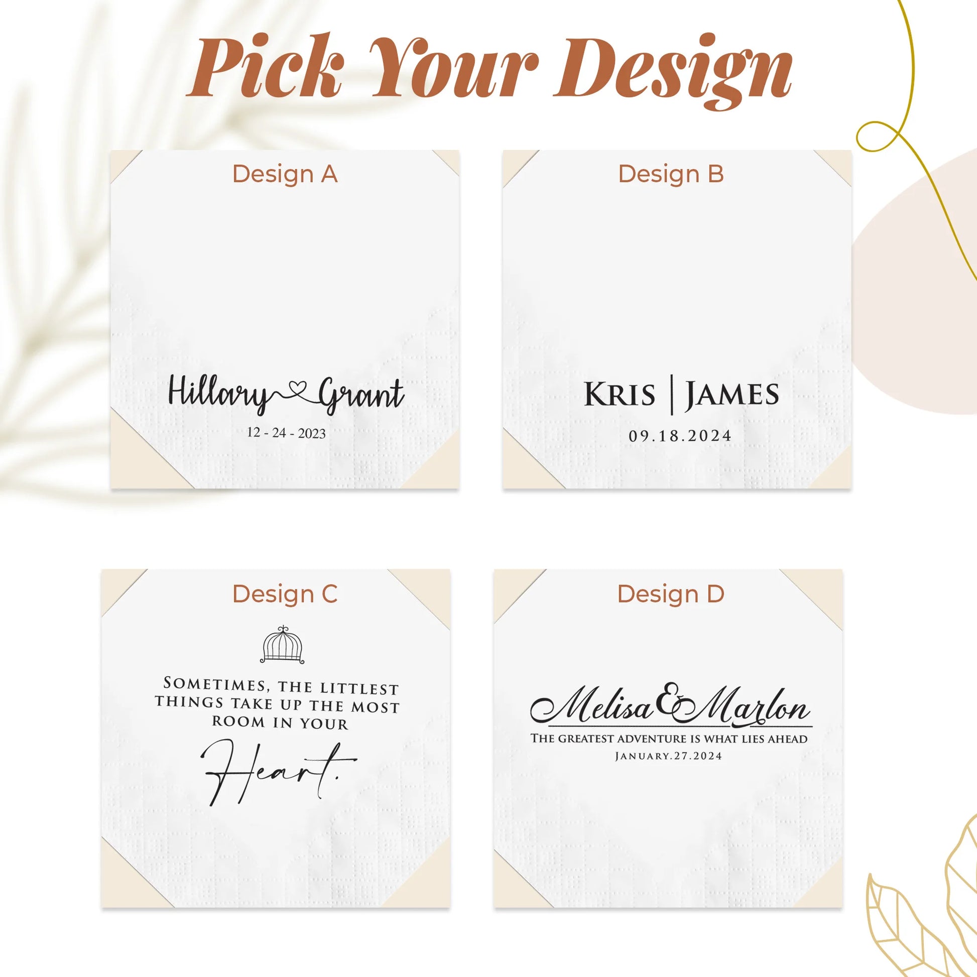 Custom Party Paper Napkins