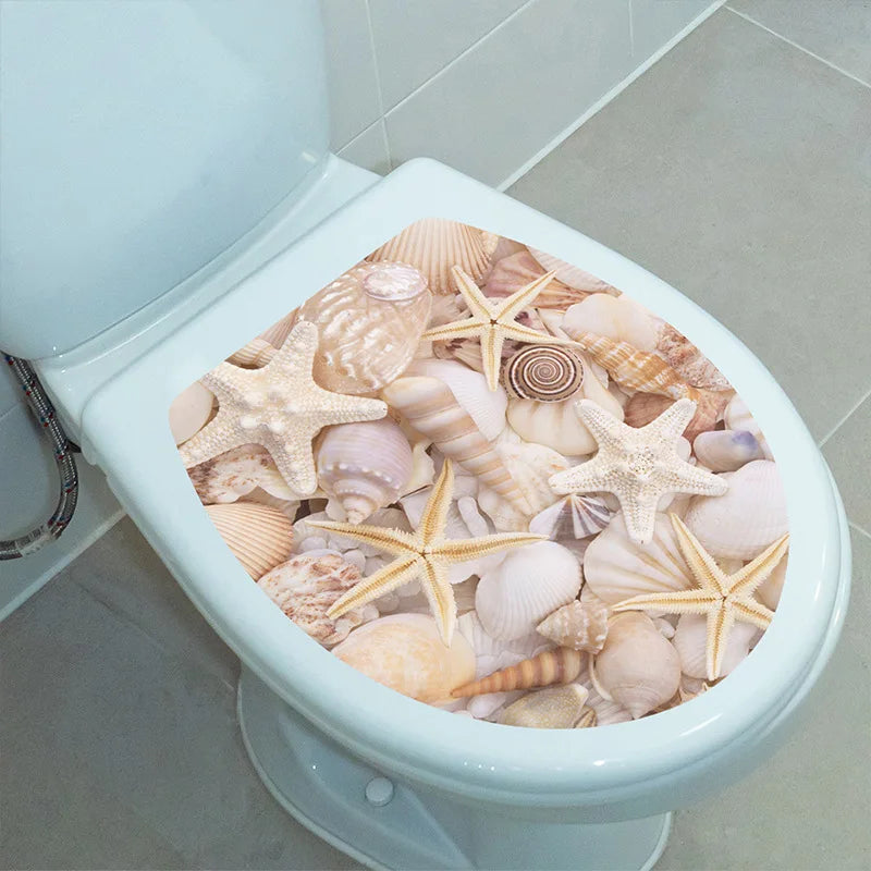3D Toilet Lid Sticker