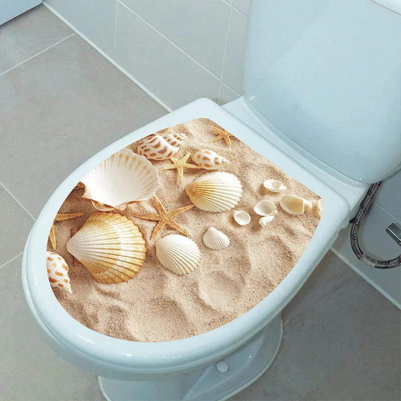 3D Toilet Lid Sticker