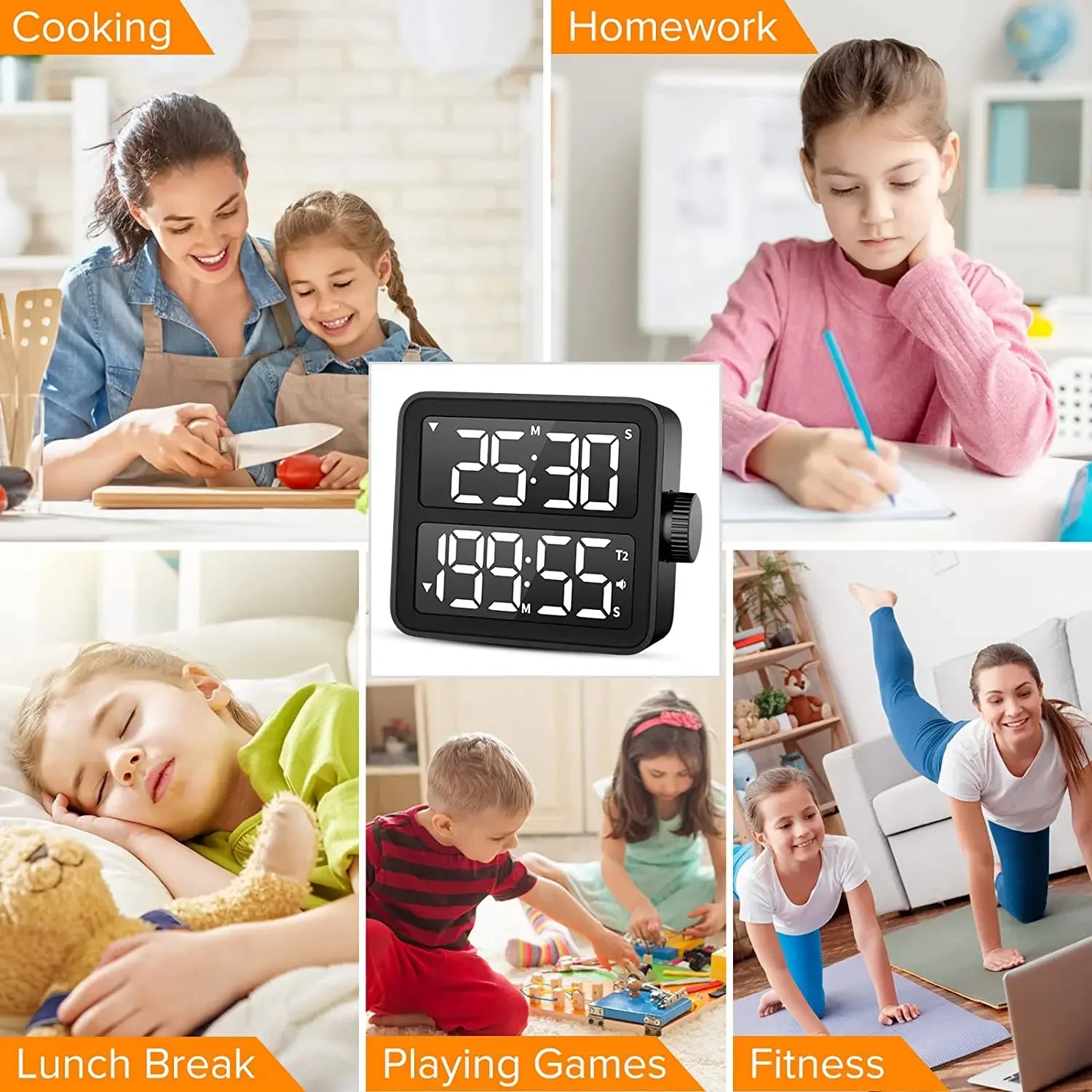 Dual Screen Digital Timer