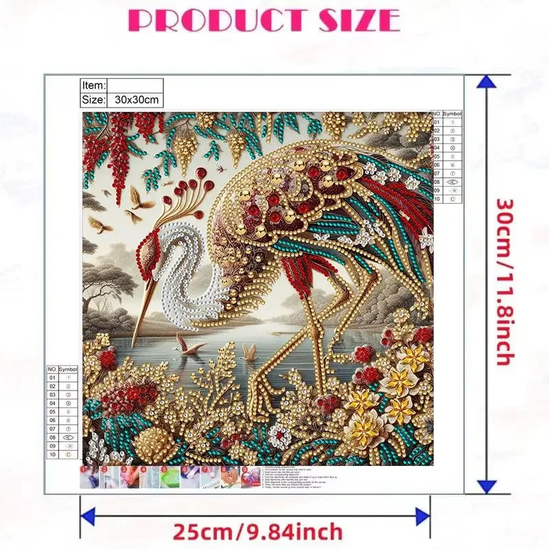 Peacock Diamond Art Kit