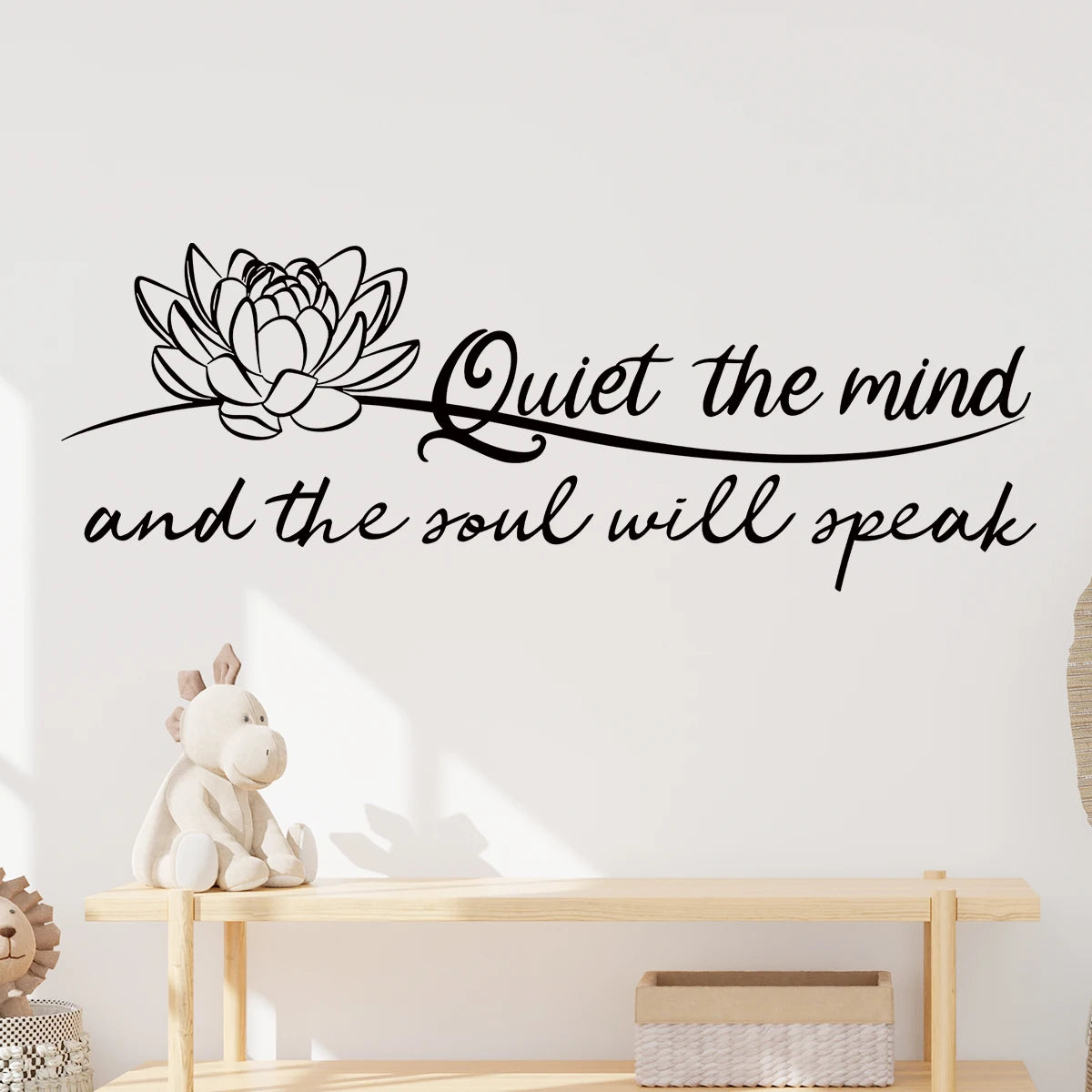 "Quiet The Mind" Wall Decals