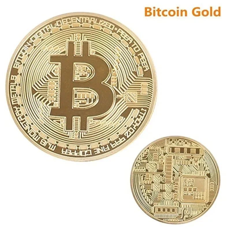 Gold Bitcoin Collectible Coin